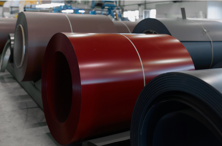 painted aluminum master coils in factory